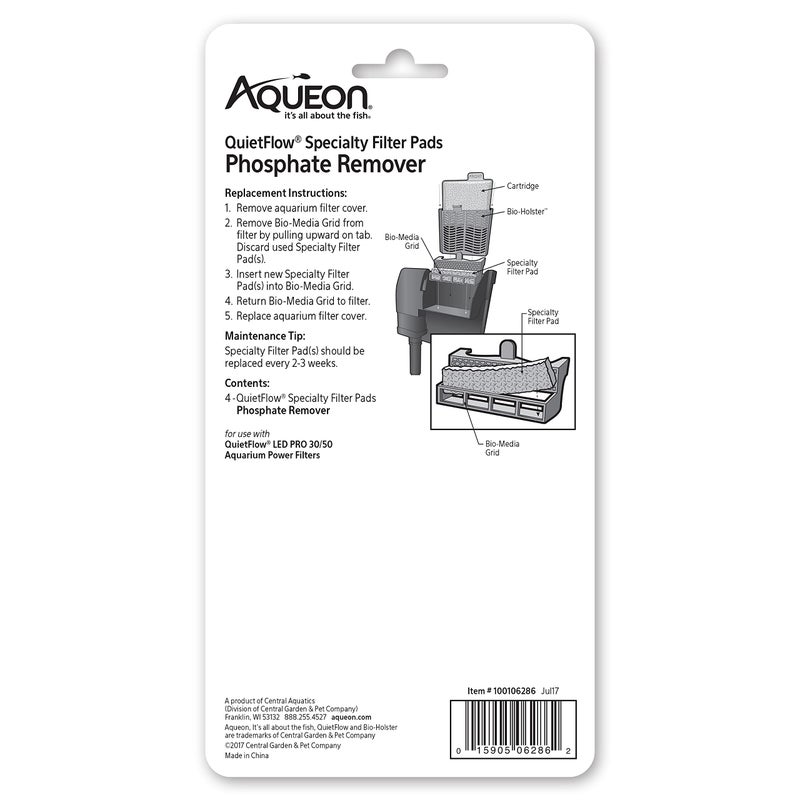 Aqueon Replacement Specialty Filter Pads Phosphate Remover 30/50 - Image 4